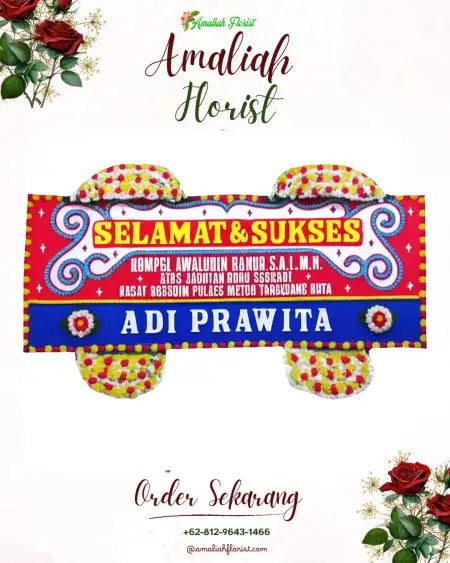 Papan Bunga Ucapan Selamat Sido Makmur